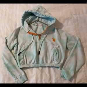 Missguided x playboy crop hoodie